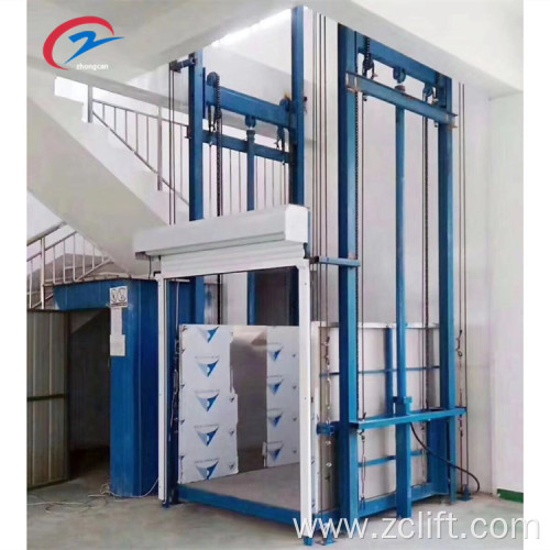 Double Guide Rail Cargo Lift